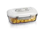 Magic Vac ACO1092 Contenitore Per Alimenti Rettangolare 1,5 L Trasparente Bianco