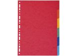 Exacompta Karton-Register, Din A4, 6-Teilig