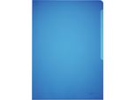 Durable Busta A L Trasparente Standard A4 In Pp Conf. 100 Pezzi, 100 Pezzi, Blu, 233706
