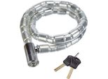 Fischer 85847 Fischer Lucchetto Per Bicicletta A Maglie Corazzate, Lunghezza: 1.000 Mm