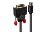 Lindy Mini-Displayport An DVI-D Kabel Schwarz 3M
