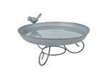 Esschert Design | Vaschette Per Uccelli - In Piedi - 21,5X12 Cm - Metallo - Decorativo E Funzionale - Per Il Giardino E Gli Uccelli