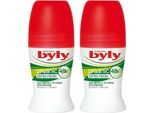Byly Organic Extra Fresh Roll On Deodorante 2X50Ml