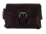 Spikes & Sparrow Pelle Marsupio Bronco Beltbag Dark Brown Marrone
