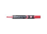 Pentel MWL5SBF-BX Marcatore Per Lavagna Bianca Maxiflo Flex-Feel, Rosso