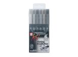 Sakura Pennello Penna Koi Pennello Da Colorare Caso Di 6 Grigio