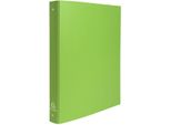 Exacompta 51473E Raccoglitore Ad Anelli Exacompta, Meccanismo A 4 Anelli, Din A4, Verde Anice