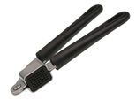 Westmark Knoblauchpresse Mit Herausnehmbarem Gittereinsatz, Verchromt, LäNge: 19,7 Cm, Stahl/Kunststoff, Gentle, Schwarz, 28362270