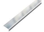 Alberts 488628 Profilo Angolare, Autoadesivo, Alluminio, Design Cromato, 1000 X 25 X 15 Mm