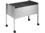 Durable Carrello Per Cartelle Sospese Economy 80 A4, Argento, 309523