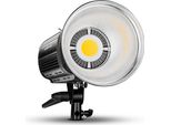 Walimex Pro Niova Plus Daylight, Luce Video Led Dimmerabile Da 200 W, Luce Video Con Riflettore Bowens E Diffusore Morbido, Luce Da Studio Con Tecnologia Cob Led