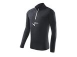 Black Crevice - Camicia Funzionale Da Uomo/ Dolcevita/Midlayer Da Sci | Colore: Nero | Taglia: L