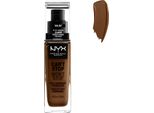 Nyx Professional Makeup Can't Stop Won't Stop Fondotinta A Copertura Totale Noce 30Ml