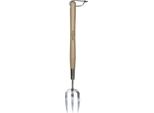 Forchetta Lunga Kent & Stowe, Acciaio Inossidabile, Manico In Legno Di Frassino, 58,5 Cm, 734473