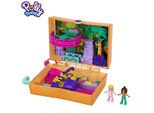 Cofanetto Safari Divertente Polly Pocket Juice, 2 Bamboline E Accessori