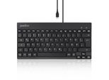 Perixx PERIBOARD-426 De Usb Keyboard German, Qwertz Black