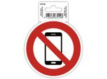Cartello Adesivo Vietato L'uso Di Telefoni Cellulari 10 Cm