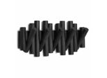 Umbra Garderobenleiste Picket, Mit 5 Garderobenhaken, Wanddeko, Garderobe, Kiefernholz, Schwarz, 1011471-040