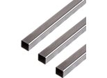 Alberts 423759 Tubo Quadro, Acciaio, 1000 X 16 X 16 Mm, Set Da 3