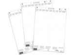 Durable Inserti Di Ricambio 100X38 Mm, 240 Pezzi, Bianco, 102202