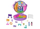 Scatola Di Calcio Polly Pocket, Set Di Gioco Con 2 Figure E Accessori