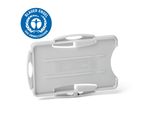 Durable Portabadge Eco Per 2 Tessere, 10 Pezzi, Grigio, 898910