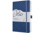 Sigel JN101 Taccuino Sigel Jolie, Pelle Finta, 174 Pagine, Blu Indaco
