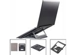 Supporto Per Notebook In Metallo Grigio Fino A 15,6 Pollici