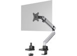 Durable Braccio Porta Monitor Da Tavolo Select Plus Con Braccio Estensibile Per 1 Monitor, Argento, 509623