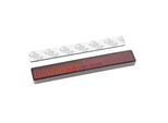 Riflettore Autoadesivo Rosso 13 X 100 Mm