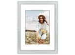 Cornice Zep In Legno Coira Bianco 20X30 Cm Con Passe-Partout 15X20 Cm