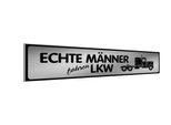 Vianmo Insegna In Legno 10X46 Cm Echte MäNner Fahren Lkw