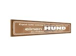Vianmo Insegna In Legno 10X46 Cm Einen Hund Zu Haben Macht Reich