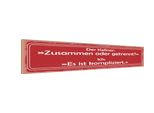 Vianmo Insegna In Legno 10X46 Cm Kellner Zusammen Oder Getrennt