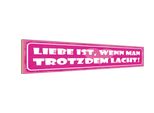 Vianmo Insegna In Legno 10X46 Cm Liebe Wenn Man Trotzdem Lacht