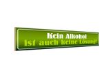 Vianmo Insegna In Legno 10X46 Cm Kein Alkohol Ist Keine LöSung