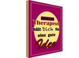 Vianmo Insegna In Legno 30X20 Cm Therapeut HäLt Dich FüR Gute