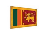 Vianmo Insegna In Legno 12X18 Cm Bandiera Sri Lanka Flag Sri Lanka Vintage