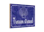Vianmo Insegna In Legno 20X30 Cm Traumstrand Meer Urlaub