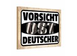 Vianmo Insegna In Legno 20X30 Cm Vorsicht Ost Deutscher
