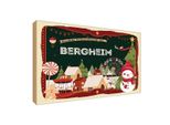 Vianmo Insegna In Legno 20X30 Cm Weihnachten Bergheim
