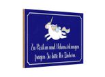 Vianmo Insegna In Legno 20X30 Cm Zu Risiken Fragen Sie Einhorn
