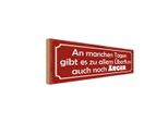 Vianmo Insegna In Legno 10X27 Cm An Manchen Tagen Gibt Auch ÄRger