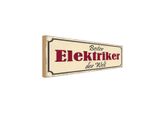 Vianmo Insegna In Legno 10X27 Cm Bester Elektriker Der Welt