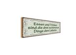 Vianmo Insegna In Legno 10X27 Cm Essen Trinken 3 SchöNste Dinge