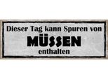 Vianmo Insegna In Legno 10X27 Cm Dieser Tag Kann Spuren MüSsen