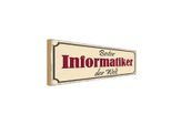 Vianmo Insegna In Legno 10X27 Cm Bester Informatiker Der Welt
