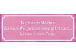 Vianmo Insegna In Legno 10X27 Cm Gibt Ein MäDchen Meine Tochter
