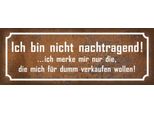 Vianmo Insegna In Legno 10X27 Cm Bin Nicht Nachtragend Ich Merke