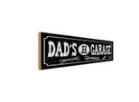 Vianmo Insegna In Legno 10X27 Cm Dad´S Garage Open 24 Hours